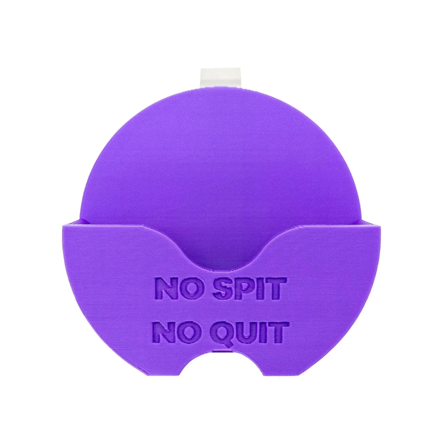 "No Spit No Quit Visor Clip