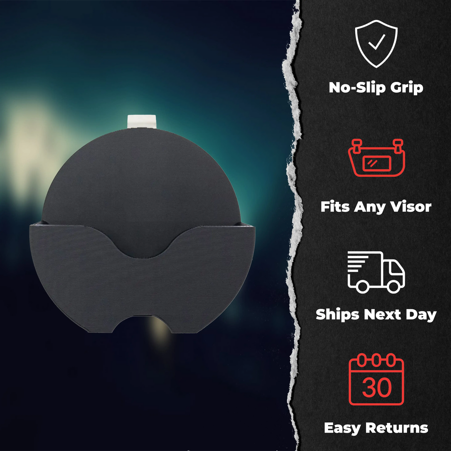"No Spit No Quit Visor Clip