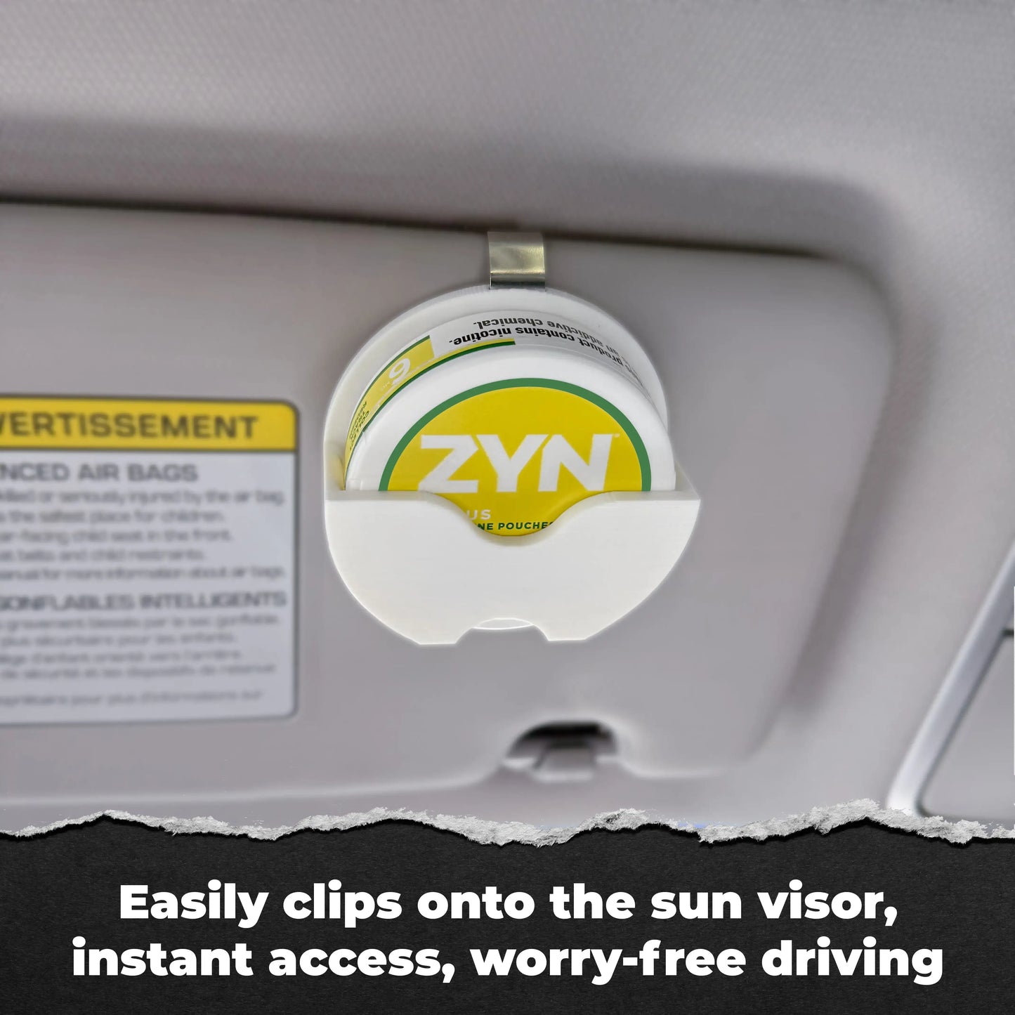 Blank Visor Clip