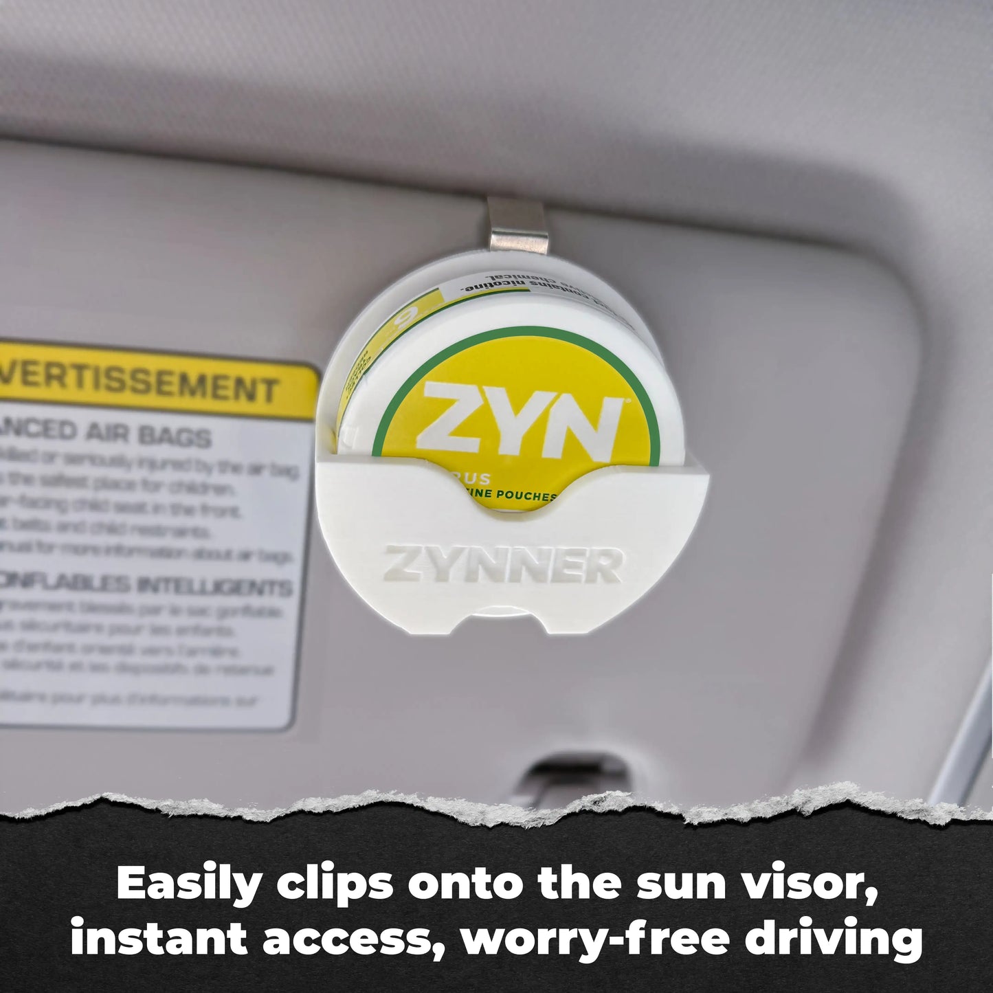 "Zynner" Visor Clip